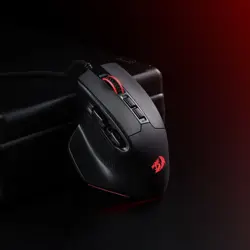 Redragon M806 Bullseye RGB Wired Gaming Mouse 12400 DPI 5-Level DPI Adjustable FPS MMO Esports Mouse