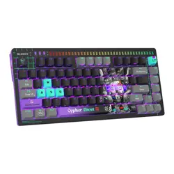 Bloody AT75 Cypher Ghost Alpha Optical Switch Mechanical Gaming Keyboard