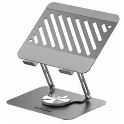 Amaze A530 Rotatable Laptop Stand - 360 Base, Aluminum Alloy, Supports 17" Laptops up to 3.5kg