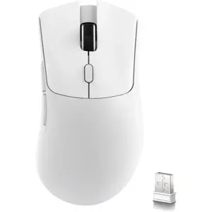 ATTACK SHARK R1 Wireless Gaming Mouse, 59g Superlight, PixArt PAW3311 Sensor, Bluetooth 2.4G Wireless Wired, White