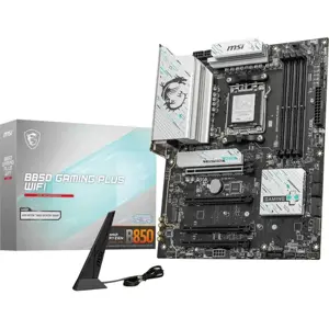 MSI B850 Gaming Plus WiFi AMD AM5 DDR5 ATX Motherboard - PCIe 5.0, WiFi 7, 5G LAN, Ryzen 9000 Ready