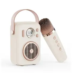 HI SINGING SOUNDPEATS - KARAOKE SPEAKER + MIC WITH COLORFUL LIGHTS