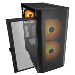 Cougar Airface Flo RGB ATX Mid Tower Gaming Case Black