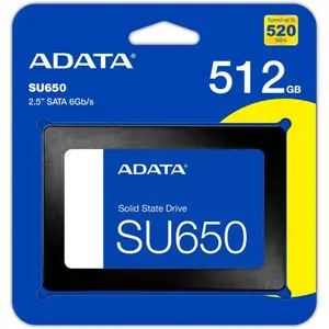 ADATA Ultimate SU650 512GB SSD 3D-NAND 2.5" SATA III Solid State Drive ASU650SS-512GT-R