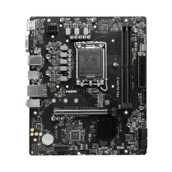 MSI PRO H610M-E DDR5 Intel LGA1700 microATX Motherboard - PCIe 4.0, M.2 NVMe, 12th/13th/14th Gen Ready