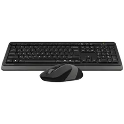 A4Tech Fstyler FG1010S 2.4G Power-Saving Wireless Desktop Set - Grey
