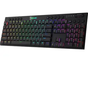 Redragon K618 HORUS PRO Wireless RGB Mechanical Keyboard - Black