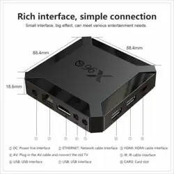 X96 Q Pro Smart TV Box - 4GB/64GB