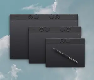 Wacom Intuos Pro Medium Digitiser PTK670K0B, 8192 Pressure Levels, Tilt Recognition, Multi-Touch, USB-C, Bluetooth, Black