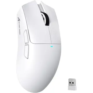 ATTACK SHARK X11SE Wireless Gaming Mouse, PixArt PAW3311 Sensor, Tri-Mode BT/2.4G/Wired, 59g Ultra-Light, 65 Hours Battery, White