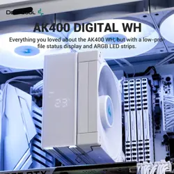 DeepCool AK400 Digital WH ARGB CPU Air Cooler