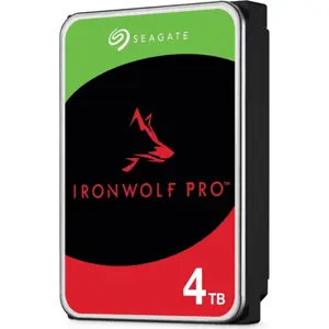 Seagate IronWolf Pro 4TB NAS Hard Drive – ST4000NE001 SATA 6Gb/s 3.5" 256MB Cache CMR HDD