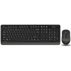 A4Tech Fstyler FG1010S 2.4G Power-Saving Wireless Desktop Set - Grey