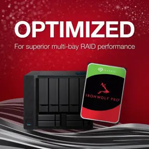 Seagate IronWolf Pro 4TB NAS Hard Drive – ST4000NE001 SATA 6Gb/s 3.5" 256MB Cache CMR HDD