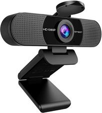 eMeet C960 1080P Webcam with Microphone Web Camera, 2 Mics Streaming Webcam