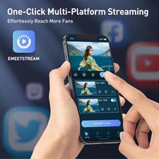 eMeet StreamCam One 1080P Wireless Streaming Camera - Wi-Fi, Multi-Cam for PC, Zoom, Twitch & YouTube