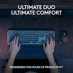 Logitech MX Keys S Combo Performance Combo | MX Master 3S, MX Keys S, MX Palm Rest