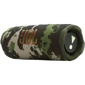JBL Flip 7 Portable Bluetooth Speaker Squad JBLFLIP7SQUAD, AI Sound Boost, 25W Woofer, 10W Tweeter, Up To 16 Hours Playtime, Auracast Multi-Speaker