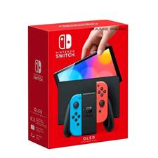 Nintendo Switch OLED Model Neon Red & Neon Blue 64GB Handheld Gaming Console