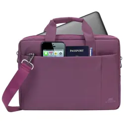 Rivacase 8221 Central Collection Laptop Bag 13.3" - Purple, Business Traveller Bag