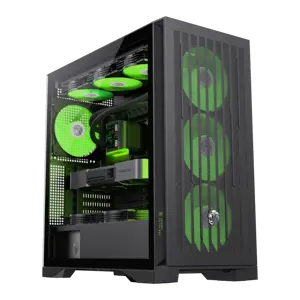 GameMax Leader 2 ARGB Mid-Tower eATX Gaming Case Black