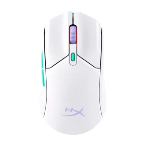 HyperX Pulsefire Haste 2 Core Wireless Gaming Mouse - White (8R2E7AA), Lightweight 53g, 80-Hour Battery, Dual Connectivity