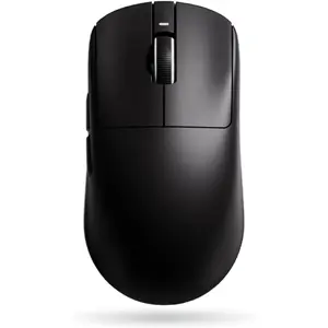 ATK VXE Dragonfly R1 Black Wireless Gaming Mouse, Lightweight, 51g, Equipped with Pixart PAW3395, Compatible with Wireless Wired
