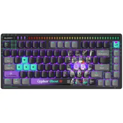 Bloody AT75 Cypher Ghost Alpha Optical Switch Mechanical Gaming Keyboard