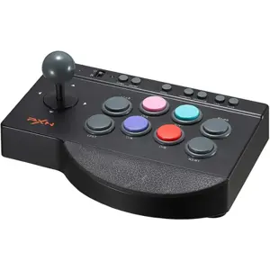 PXN 0082 Arcade Stick PC Street Fighter USB Arcade Stick, 8-Direction Joystick, 8 Buttons, Turbo and Macro, OTG Android Support