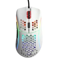Glorious Model D (Glossy White) Extreme Lightweight Ergonomic Gaming Mouse 69G - GD-GWHITE