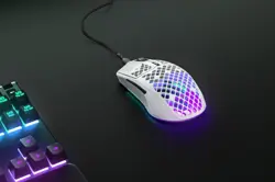 SteelSeries Aerox 3 2022 Edition Ultra Lightweight Wired Gaming Mouse - Snow