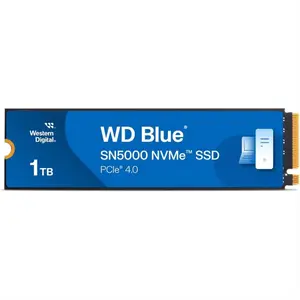 WD Blue SN5000 NVMe SSD 1TB WDS100T4B0E – Up to 5,150MB/s Read Speed