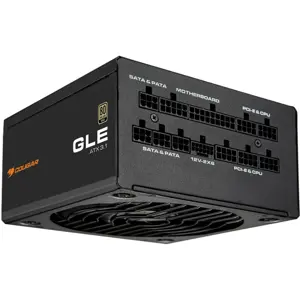 Cougar GLE 1000W Power Supply, ATX 3.1 Certified, 80 PLUS Gold, PCI Express 5.1