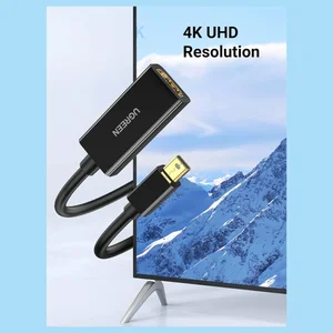 UGREEN 40360 Mini DisplayPort to HDMI Adapter – 4K Ultra HD Mini DP to HDMI Converter for PC, Laptop & Monitor