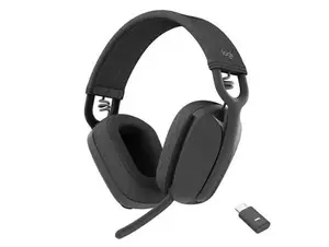 Logitech ZONE Vibe Wireless UC Bluetooth Headset Graphite - Unified Communications, Noise-Cancelling Mic (981-001199)