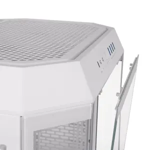 Thermaltake The Tower 600 Mid Tower Chassis Snow - Hidden-Connector ATX Case