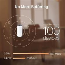 TP-Link Deco M4 Whole Home Mesh Wi-Fi System - Dual-Band AC1200 - 3 Pack - WiFi 5 - Ver 2.0