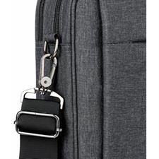 DUKES DTL-985 Top Load Laptop Shoulder Bag - Gray | Fits 11"-17" Laptops