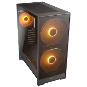 Cougar Airface 180 ARGB ATX Mid Tower Gaming Case Black
