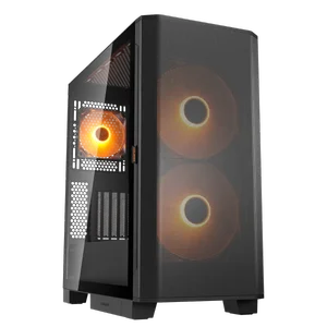 Cougar Airface Flo RGB ATX Mid Tower Gaming Case Black