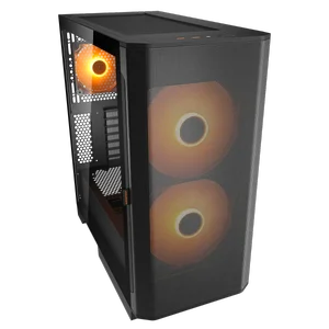 Cougar Airface Flo RGB ATX Mid Tower Gaming Case Black