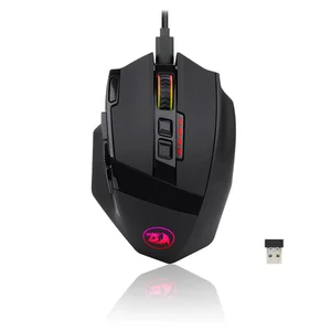 Redragon M801P Sniper Pro RGB Wireless/Wired Gaming Mouse 16000 DPI 9 Buttons Dual Mode Gaming Mouse FPS MMO Esports