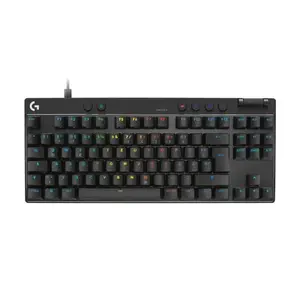 Logitech G Pro X TKL Rapid Gaming Keyboard Black - Magnetic Analog Switches, Rapid Trigger, Tenkeyless (920-013233)