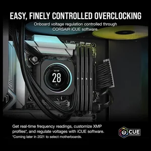 Corsair Vengeance 16GB DDR5 5200MT/s CL40 Desktop Gaming RAM – Black, Intel XMP 3.0