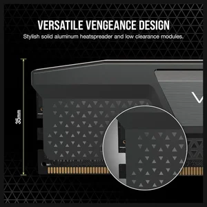 Corsair Vengeance 16GB DDR5 5600MT/s CL40 Desktop Gaming RAM – Black, Intel XMP 3.0