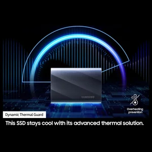 Samsung T9 Portable SSD 2TB USB 3.2 Gen 2x2 MU-PG2T0B Black – Up to 2,000MB/s
