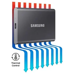 Samsung Portable SSD T7 4TB Grey MU-PC4T0T – USB 3.2 Gen.2, Up to 1,050MB/s