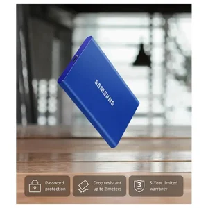 Samsung Portable SSD T7 4TB Grey MU-PC4T0T – USB 3.2 Gen.2, Up to 1,050MB/s