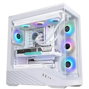 Lian Li V100 ATX Mid-Tower Case 4x ARGB Fans White