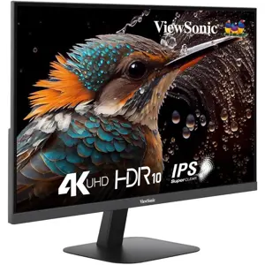 ViewSonic VA2708-4K-MHD 27in 4K UHD Monitor, IPS, HDR10, 60Hz, 4ms, Dual HDMI, DisplayPort, Built-in Speakers